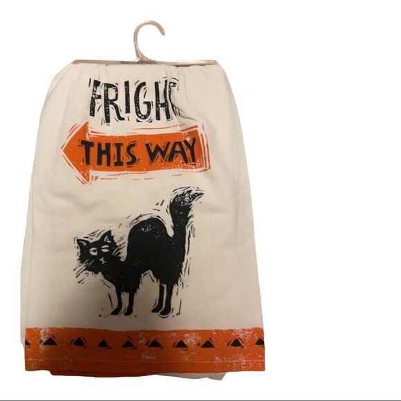 Black Cat Halloween Kitchen Towel Set Decoration - Picture 7 of 13